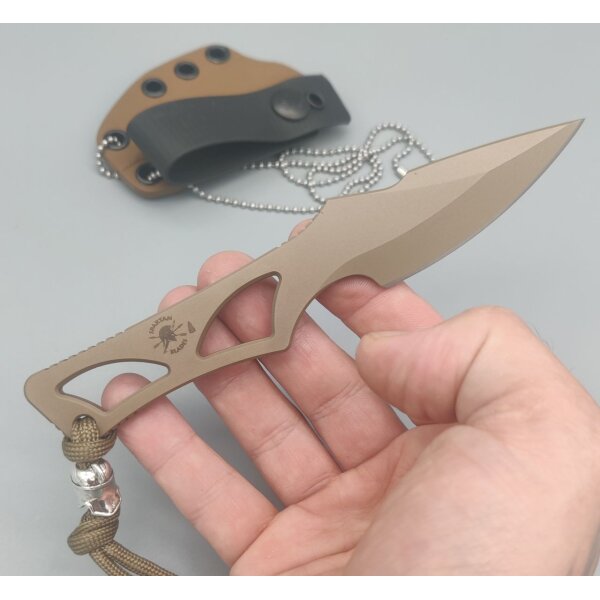 Spartan Blades Enyo Fixed Blade MagnaCut Kydexscheide FDE Made in USA