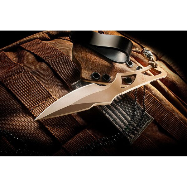 Spartan Blades Enyo Fixed Blade MagnaCut Kydexscheide FDE Made in USA