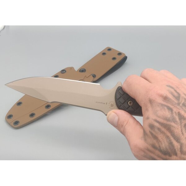 Spartan Blades Horkos FDE/ BlackFixed Blade Magna Cut