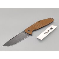 RUIKE D191-W Flipper 8Cr13MoV Stahl G10 Brown
