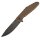 RUIKE D191-W Flipper 8Cr13MoV Stahl G10 Brown