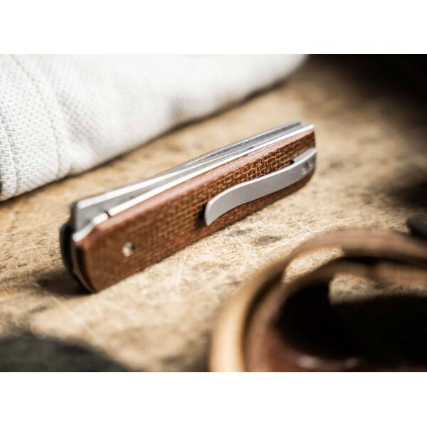 Böker Plus Sanjo Flipper VG-10 Stahl Micarta Griff Taschenmesser 01BO907