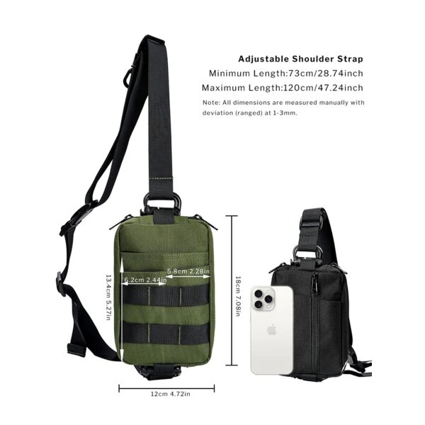 Viperade CHS2 Lighweight Sling Bag EDC Rucksack Umhängetasche Green