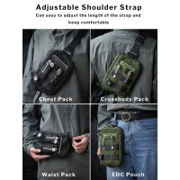 Viperade CHS2 Lighweight Sling Bag EDC Rucksack...