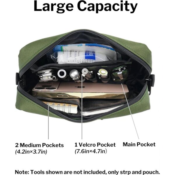 Viperade CHW2 EDC Organizer Mehrzwecktasche Tragetasche mit Schultergurt Green