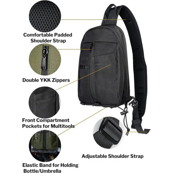 Viperade UGS1 Lighweight Sling Bag EDC Rucksack Cross Bag