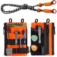 Viperade VE16R-Xpac Orange Organizer 500D Nylon EDC Pouch...