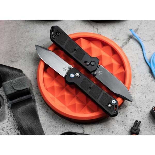 Böker Plus Kihon DC 2.0 D2 Stahl GFN Griff Crossbar Lock Taschenmesser 01BP0009