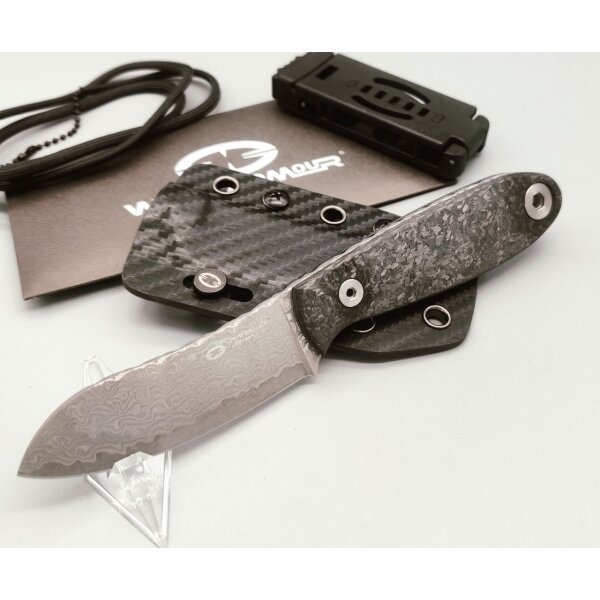WithArmour Professional Serie NessMuk² Shredded Carbon Black Damast