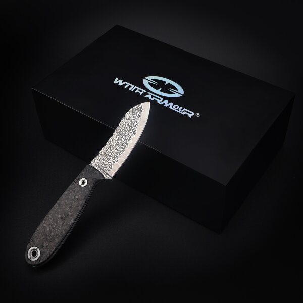 WithArmour Professional Serie NessMuk² Shredded Carbon Black Damast