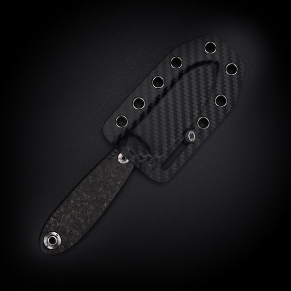 WithArmour Professional Serie NessMuk² Shredded Carbon Black Damast