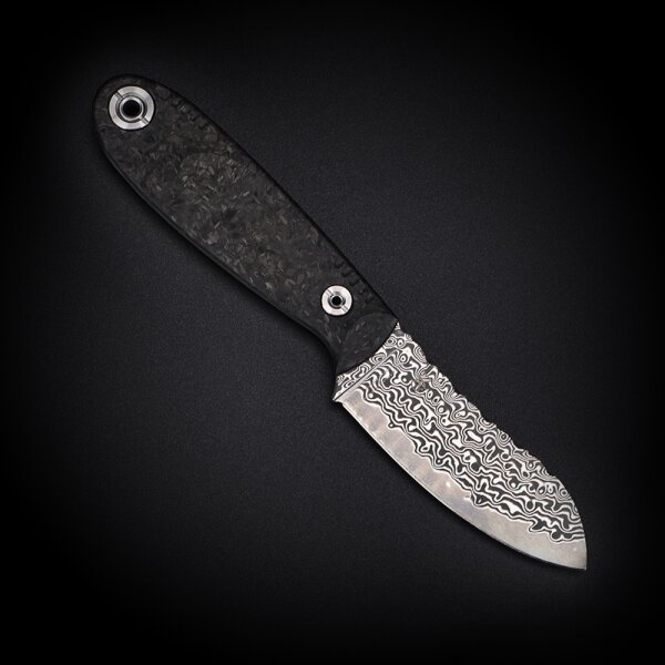 WithArmour Professional Serie NessMuk² Shredded Carbon Black Damast