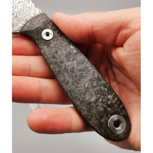 WithArmour Professional Serie NessMuk² Shredded Carbon Black Damast