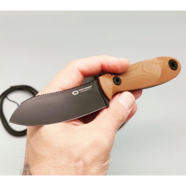 WithArmour Professional Serie NessMuk²  G10 Tan D2 Stahl