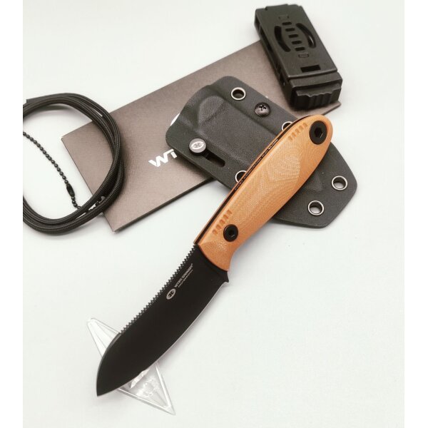 WithArmour Professional Serie NessMuk²  G10 Tan D2 Stahl
