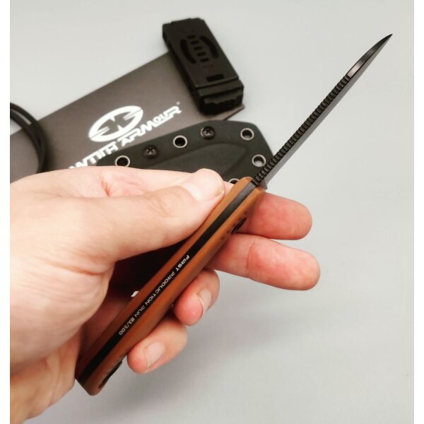 WithArmour Professional Serie NessMuk²  G10 Tan D2 Stahl