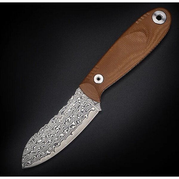 WithArmour Professional Serie NessMuk² Micarta Tan Damast