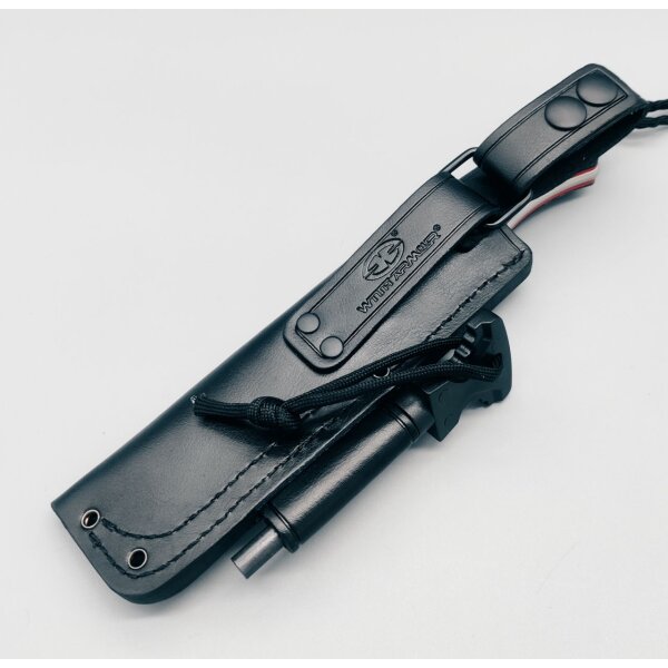 WithArmour Professional Serie Woodlands-BG Convex Bushcraft Black Micarta