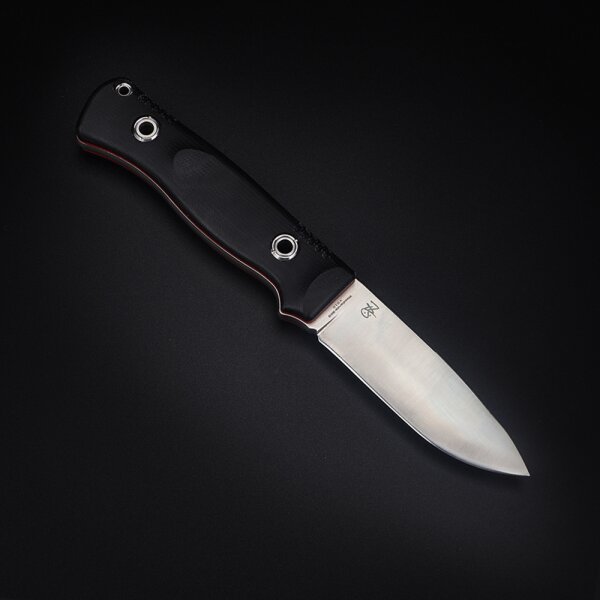 WithArmour Professional Serie Woodlands-BG Convex Bushcraft Black Micarta