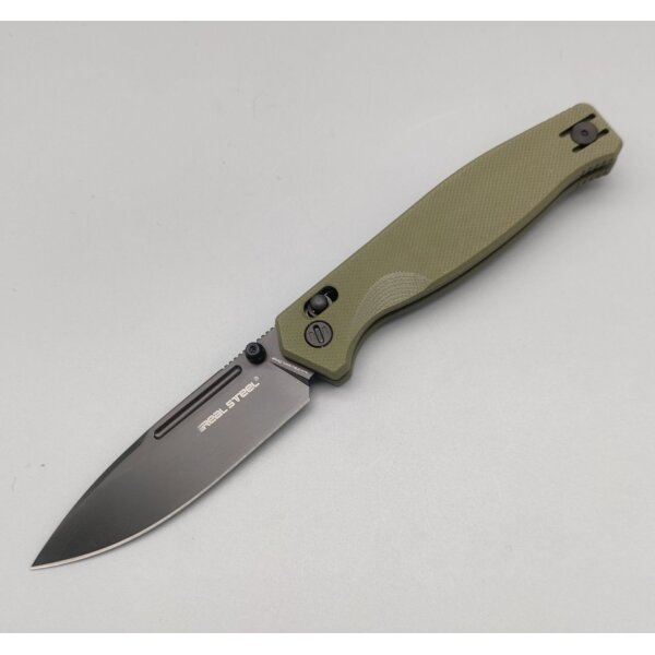 Real Steel RSK Huginn Compact G10 OD Green PVD