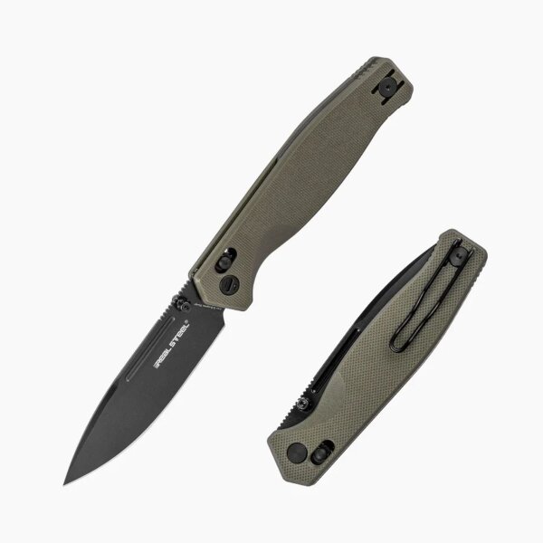 Real Steel RSK Huginn Compact G10 OD Green PVD