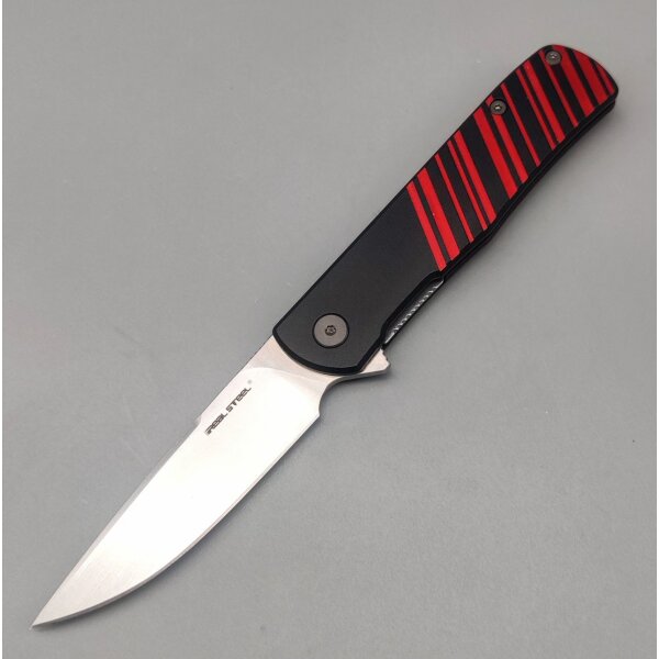 Real Steel Karly Aluminium Flipper Black & Red