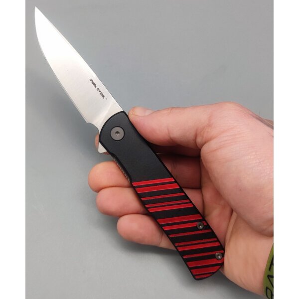 Real Steel Karly Aluminium Flipper Black & Red