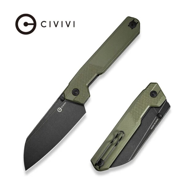 Civivi Hid Folding Kitchen Knife C23008-2 OD Green G10 14C28N Stahl