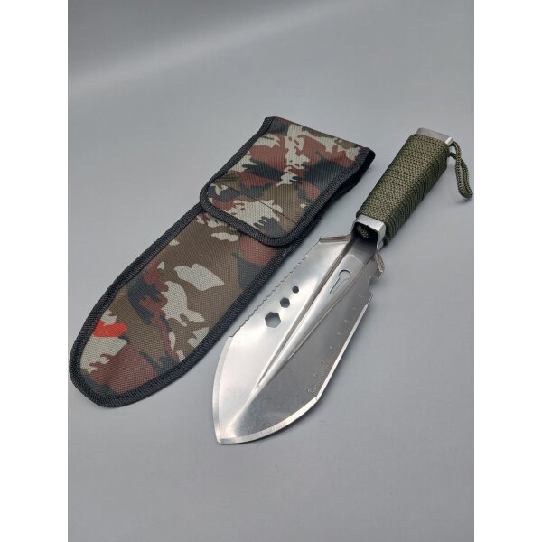 Albainox Camping Shovel Schaufel mit Camo Hülle