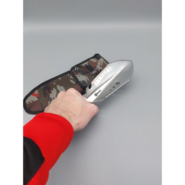 Albainox Camping Shovel Schaufel mit Camo Hülle