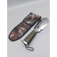 Albainox Camping Shovel Schaufel mit Camo Hülle