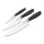 Böker Solingen Core Professional Messertrio mit Geschirrtuch 3 Messer mit x50CrMoV15 Stahl und
