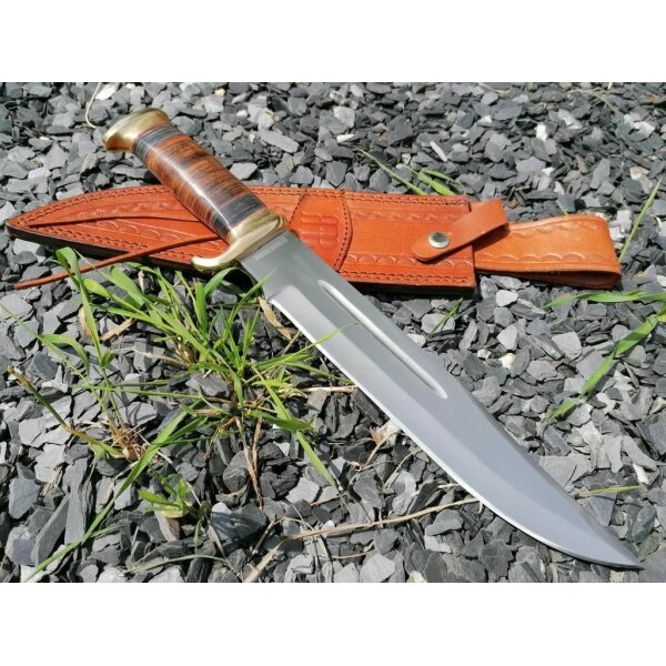 Rough Ryder Rider REDNECK STAPLETON Bowie Messer Jagdmesser Lederscheide