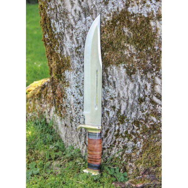 Rough Ryder Rider REDNECK STAPLETON Bowie Messer Jagdmesser Lederscheide