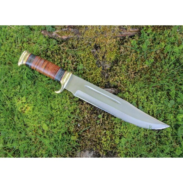 Rough Ryder Rider REDNECK STAPLETON Bowie Messer Jagdmesser Lederscheide