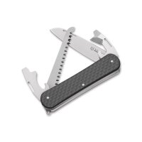 FoxKnives Vulpis 130-S4 CF Taschenmesser M390 Stahl