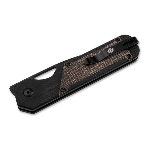 Kizer Militaw Frontflipper Nitro-V Stahl G10 Micarta