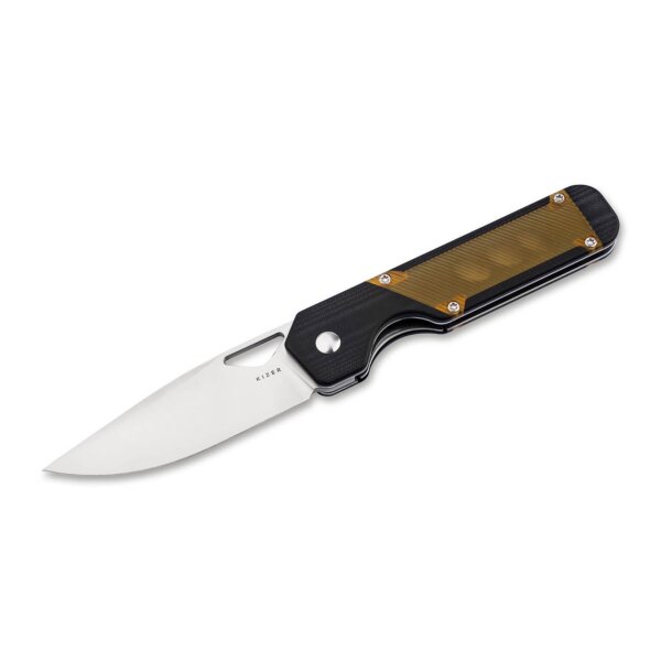 Kizer Militaw Frontflipper 154CM Stahl G10 + PEI