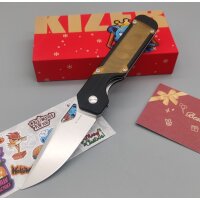 Kizer Militaw Frontflipper 154CM Stahl G10 + PEI