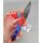 Kizer Militaw "Mario" Frontflipper Nitro-V Stahl G10 Red & Blue