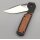 Kizer Mini Militaw Frontflipper Nitro-V Stahl G10 + Mkuruti Holz