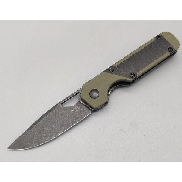 Kizer Mini Militaw Frontflipper Nitro-V Stahl G10 + Micarta
