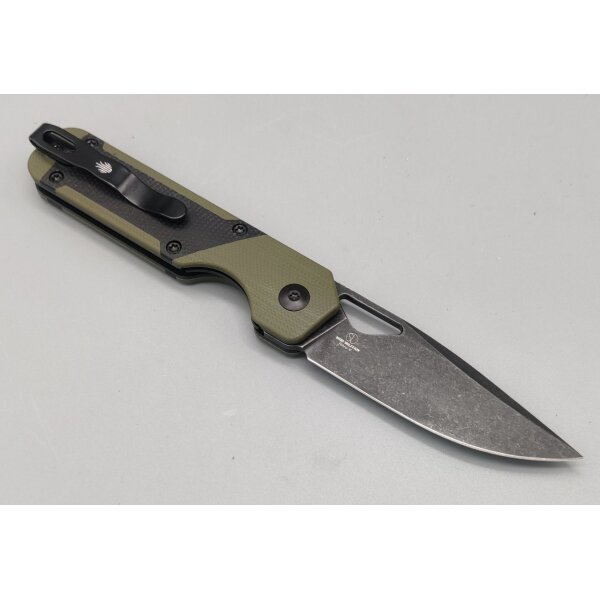 Kizer Mini Militaw Frontflipper Nitro-V Stahl G10 + Micarta