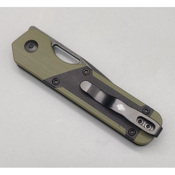 Kizer Mini Militaw Frontflipper Nitro-V Stahl G10 + Micarta