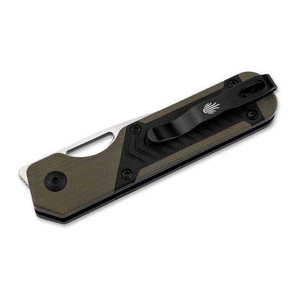 Kizer Mini Militaw Frontflipper Nitro-V Stahl G10 Black Pattern