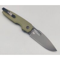 Kizer Dogfish G10 OD Green Black Blade