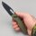 Kizer Dogfish G10 OD Green Black Blade