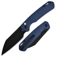 CJRB Pyrite-Light Button Lock Blue FRN Taschenmesser Messer