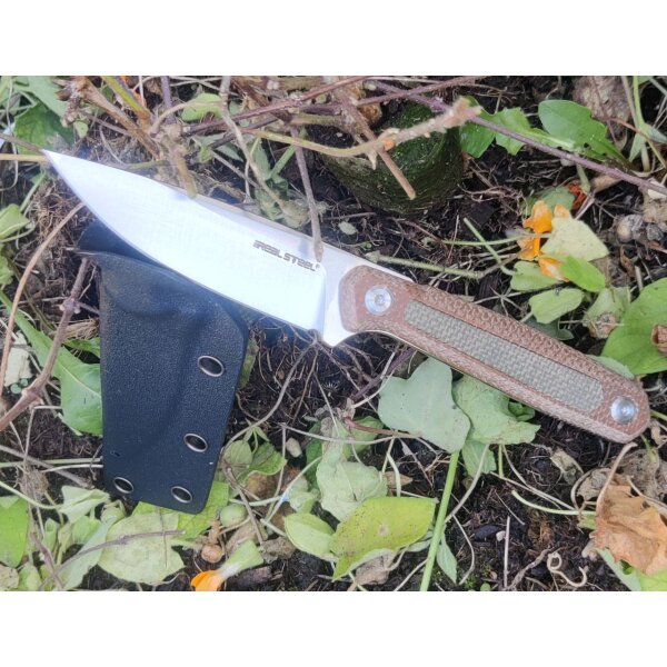 Real Steel Dex Micarta Natural & Green