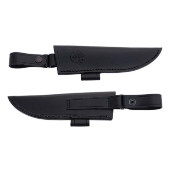 J&V Ibex N690 TRF Micarta inkl. Lederscheide